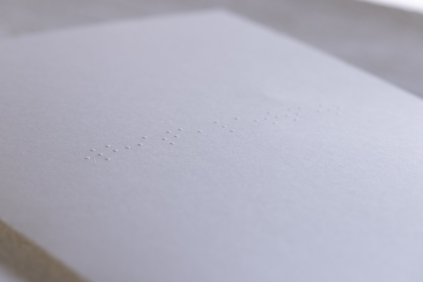 点字のクローズアップ